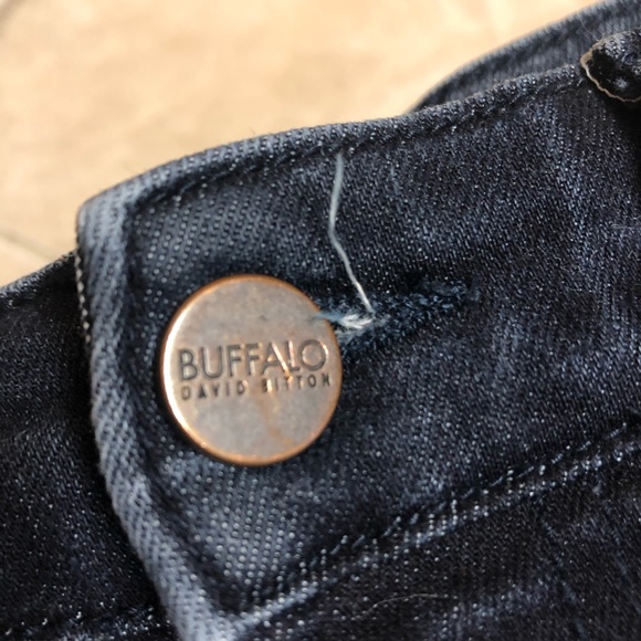 Buffalo David Bitton Straight Leg Jeans Pockets Dark Wash C - Picture 4 of 10